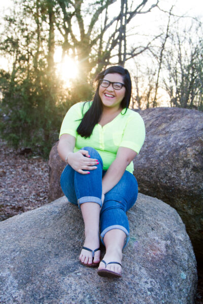 Concord NC Senior portait in Frank Liske Park