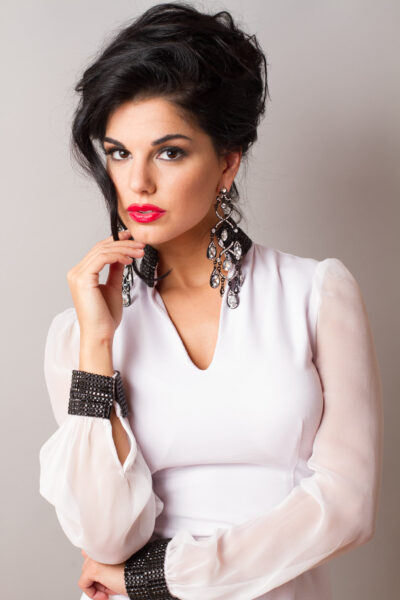 Fashion headshot for clothing brand